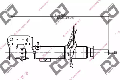 Амортизатор DJ PARTS DS1166GS